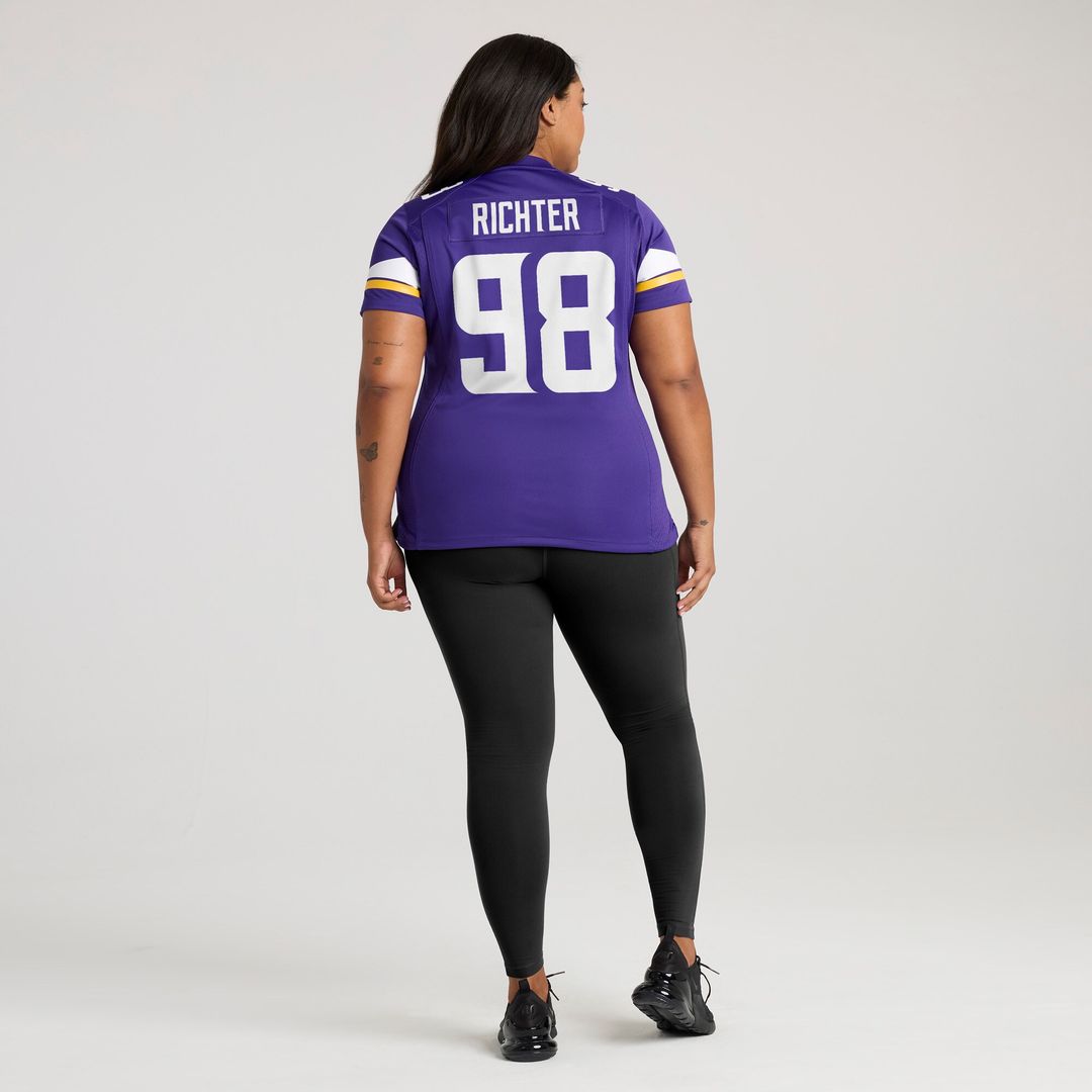 Bo Richter Minnesota Vikings Women's Team Game Jersey - Purple
