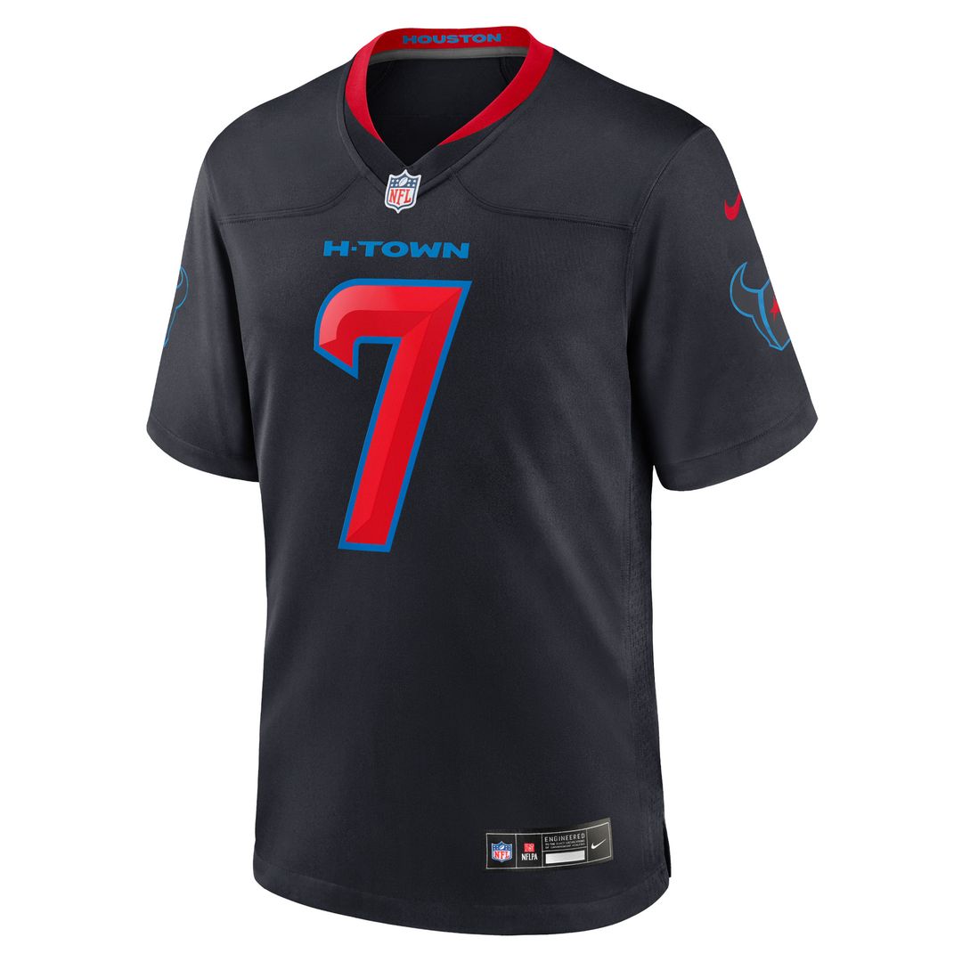 C.J. Stroud Houston Texans Nike 2nd Alternate Game Jersey - Navy
