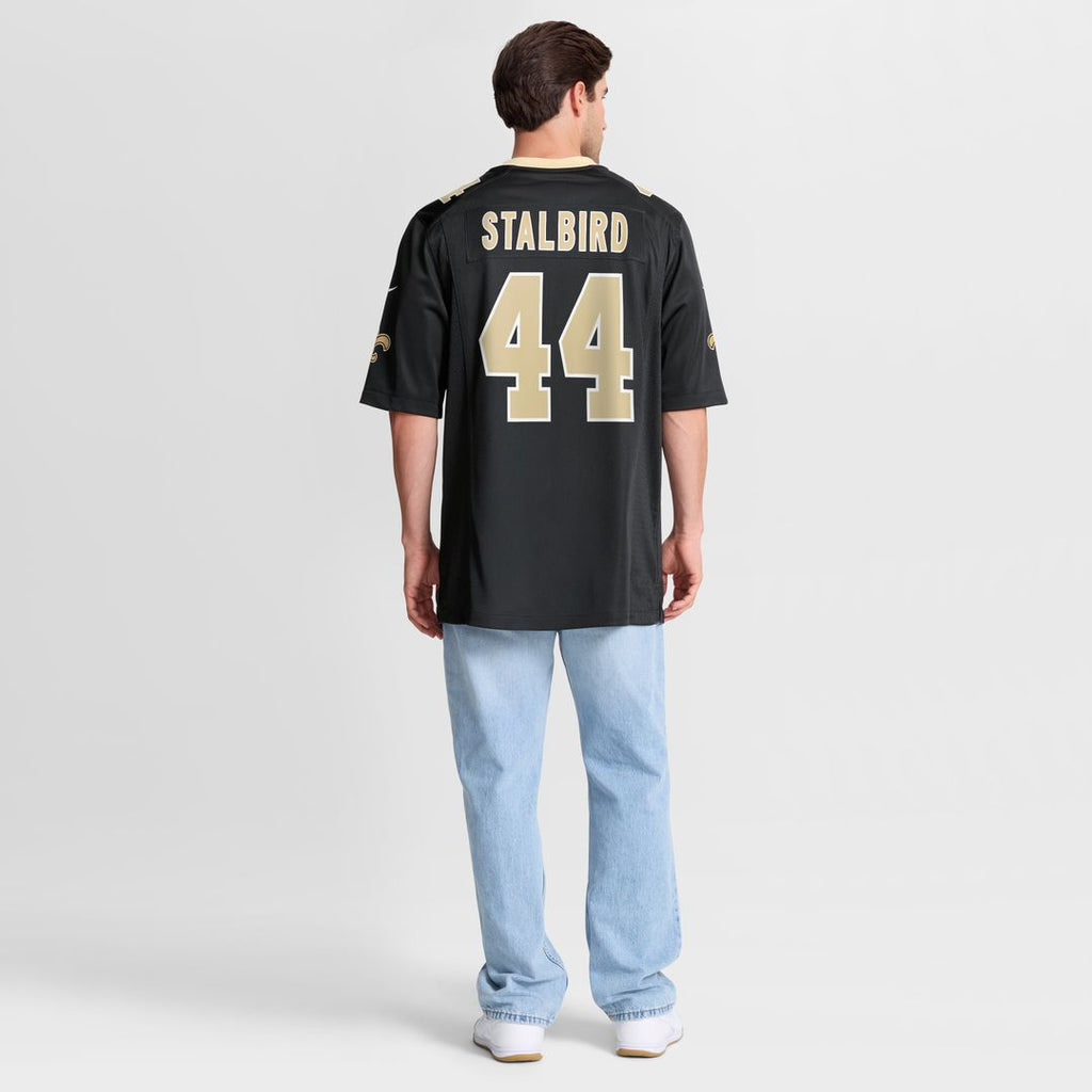 Isaiah Stalbird New Orleans Saints Team Game Jersey - Black