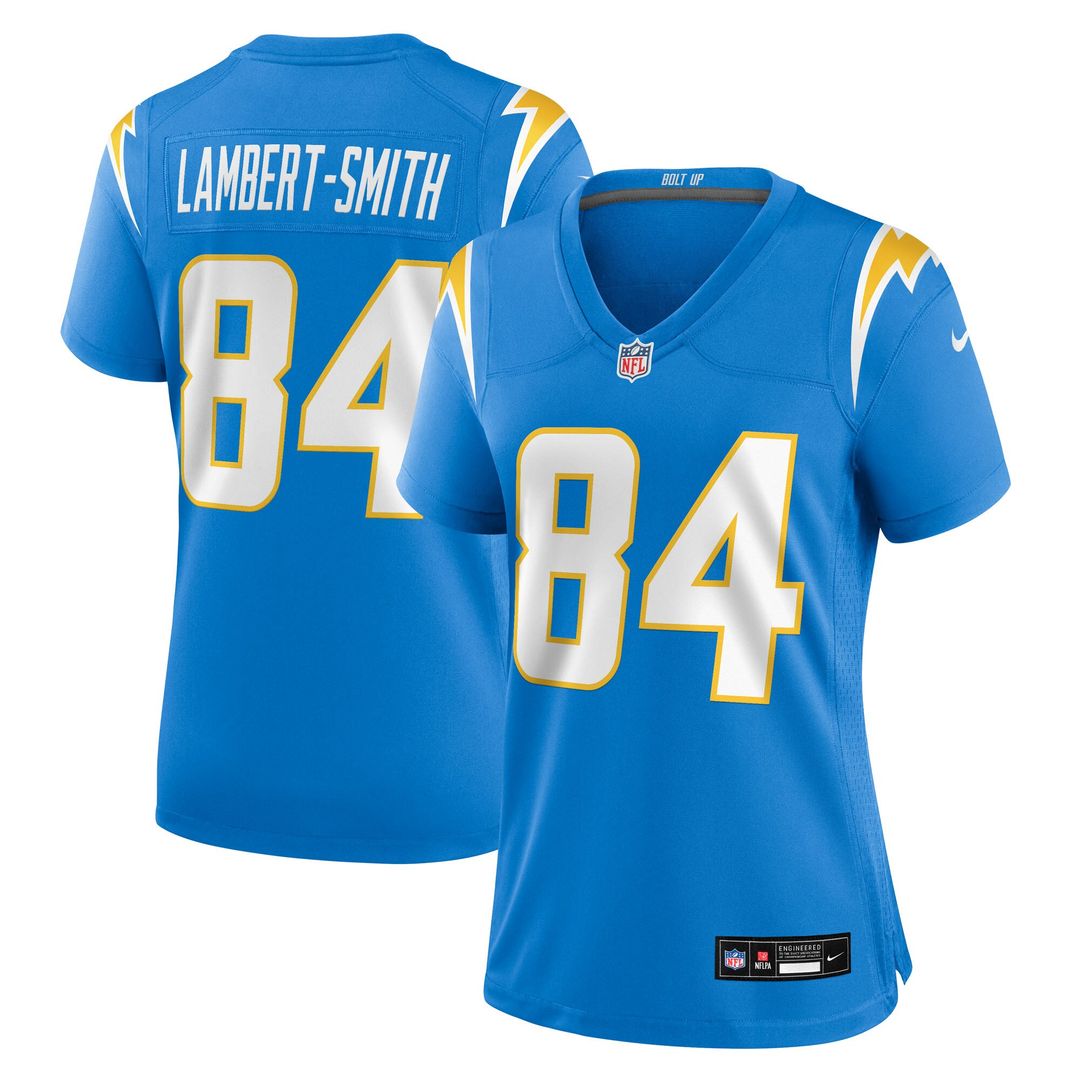 KeAndre Lambert-Smith Los Angeles Chargers Women's Team Game Jersey - Powder Blue