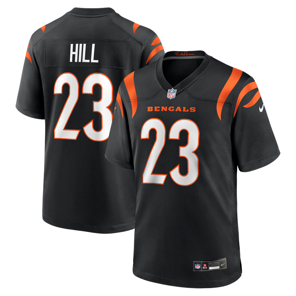 Daxton Hill Cincinnati Bengals Player Game Jersey - Black