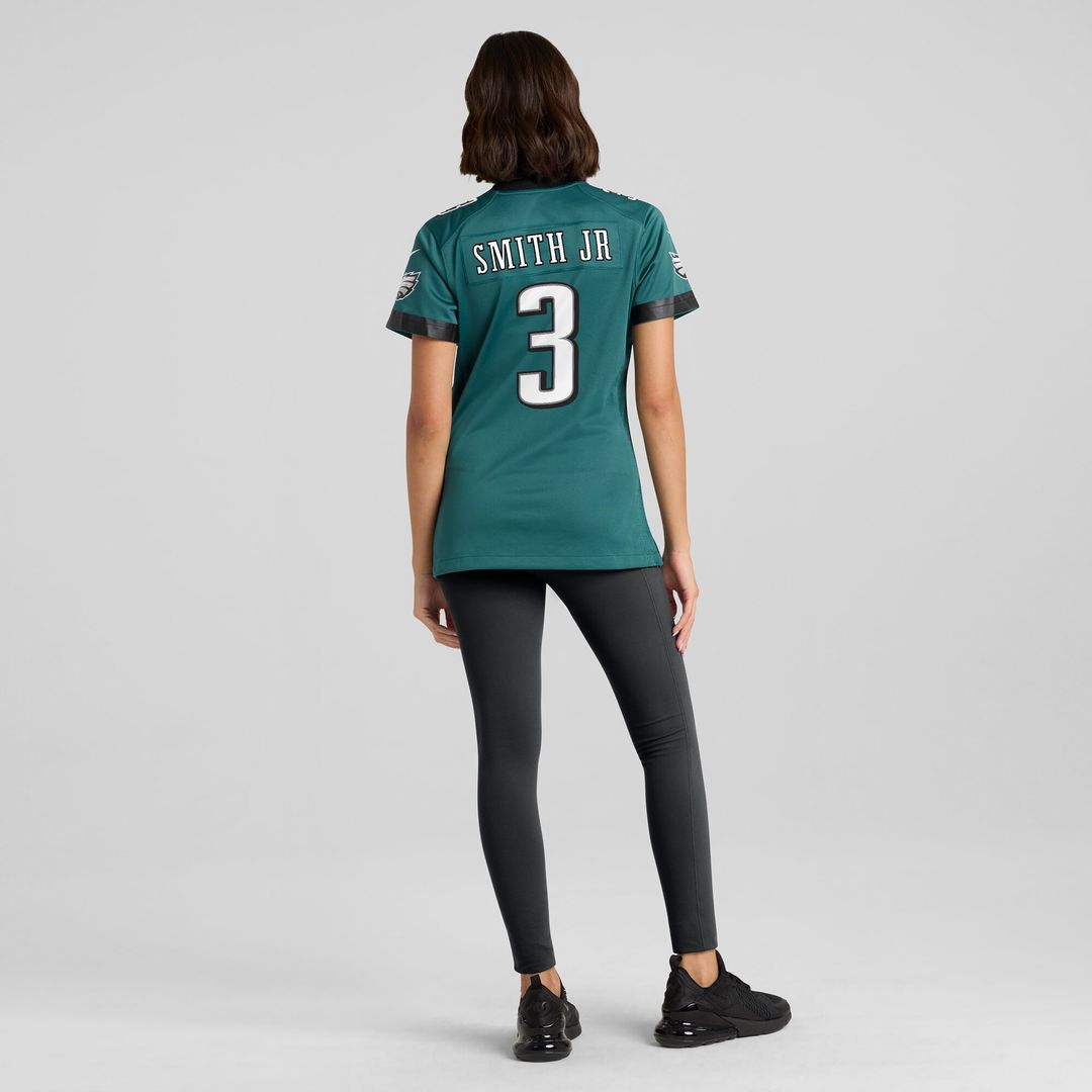 Nolan Smith Philadelphia Eagles Women's Team Game Jersey - Midnight Green