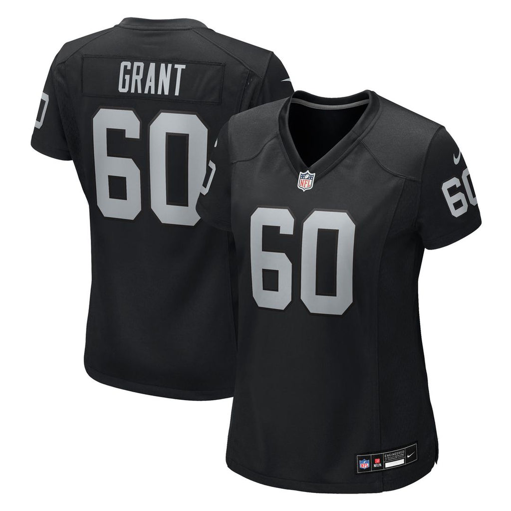 Charles Grant Las Vegas Raiders Women's Team Game Jersey - Black