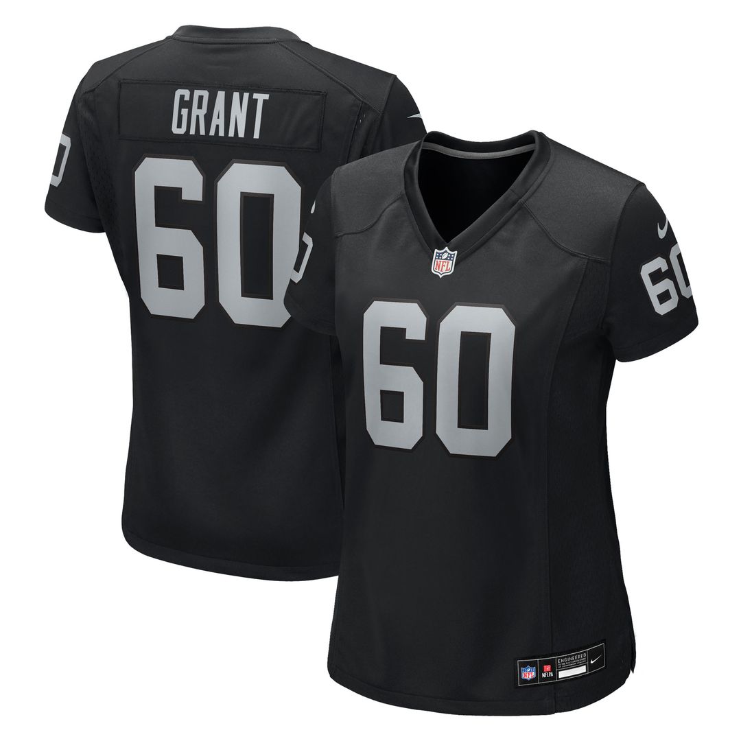 Charles Grant Las Vegas Raiders Women's Team Game Jersey - Black