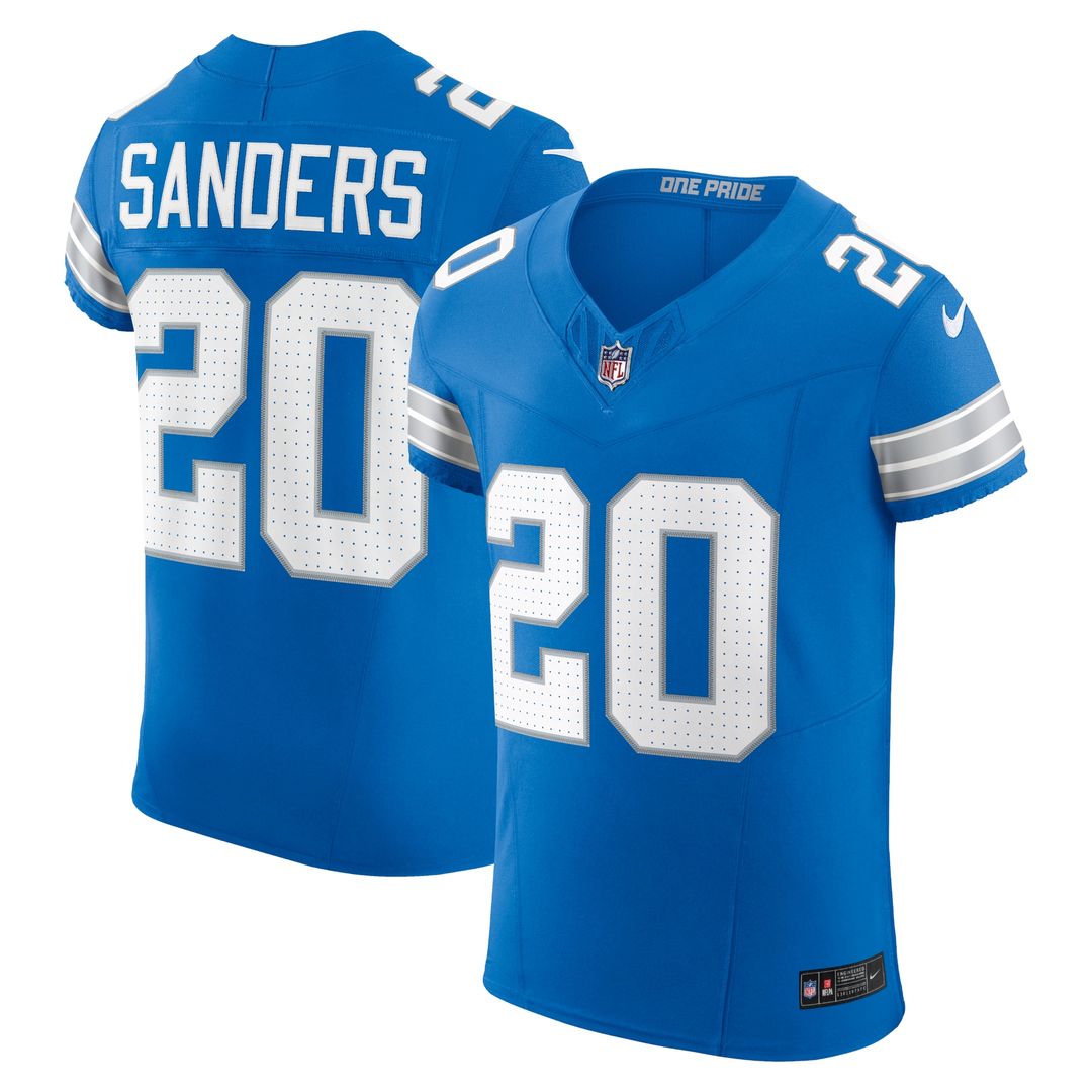 Barry Sanders Detroit Lions Alternate Vapor F.U.S.E. Elite Jersey - Black
