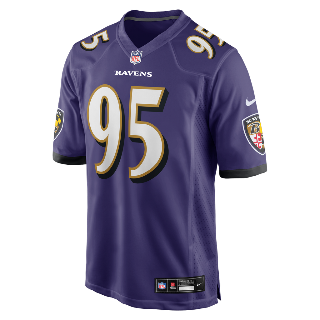 Tavius Robinson Baltimore Ravens Team Game Jersey - Purple