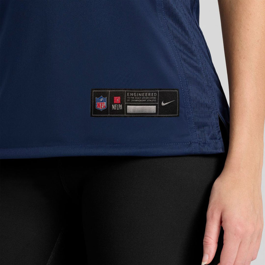 Elijah Ponder New England Patriots Women's Team Game Jersey - Navy