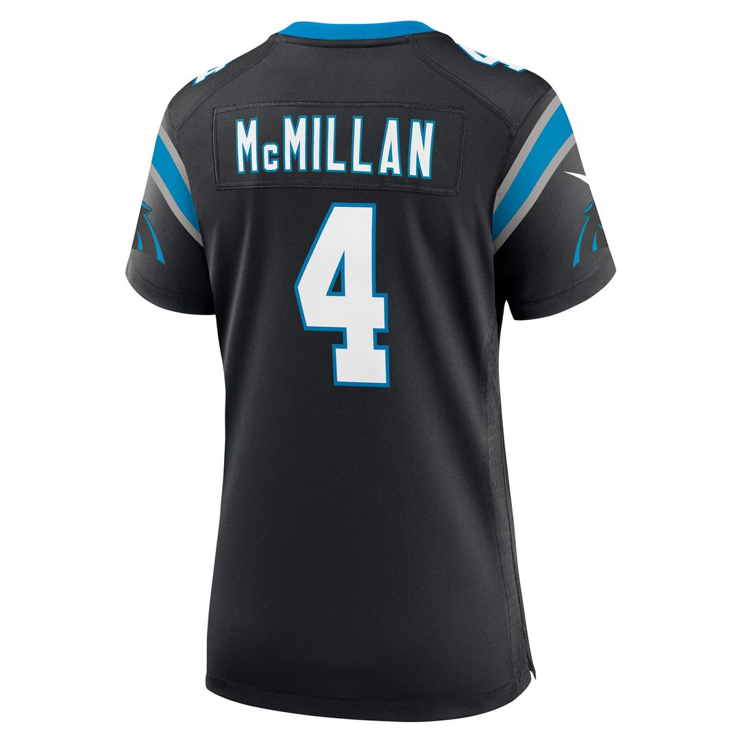 Tetairoa McMillan Carolina Panthers Women's Team Game Jersey - Black