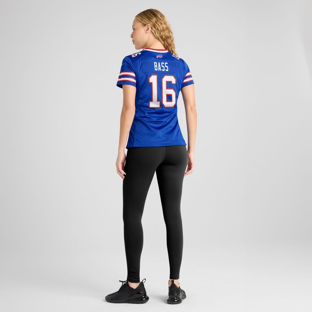 Tyler Bass Buffalo Bills Women's Team Game Jersey - Royal