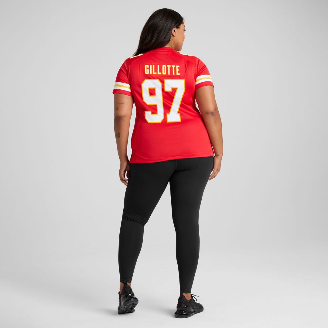Ashton Gillotte Kansas City Chiefs Women's Team Game Jersey - Red