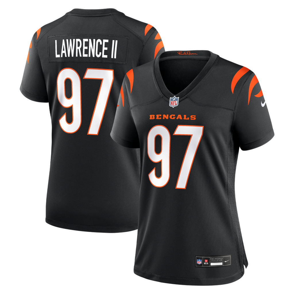 Dexter Lawrence II Cincinnati Bengals Women's Game Jersey - Black