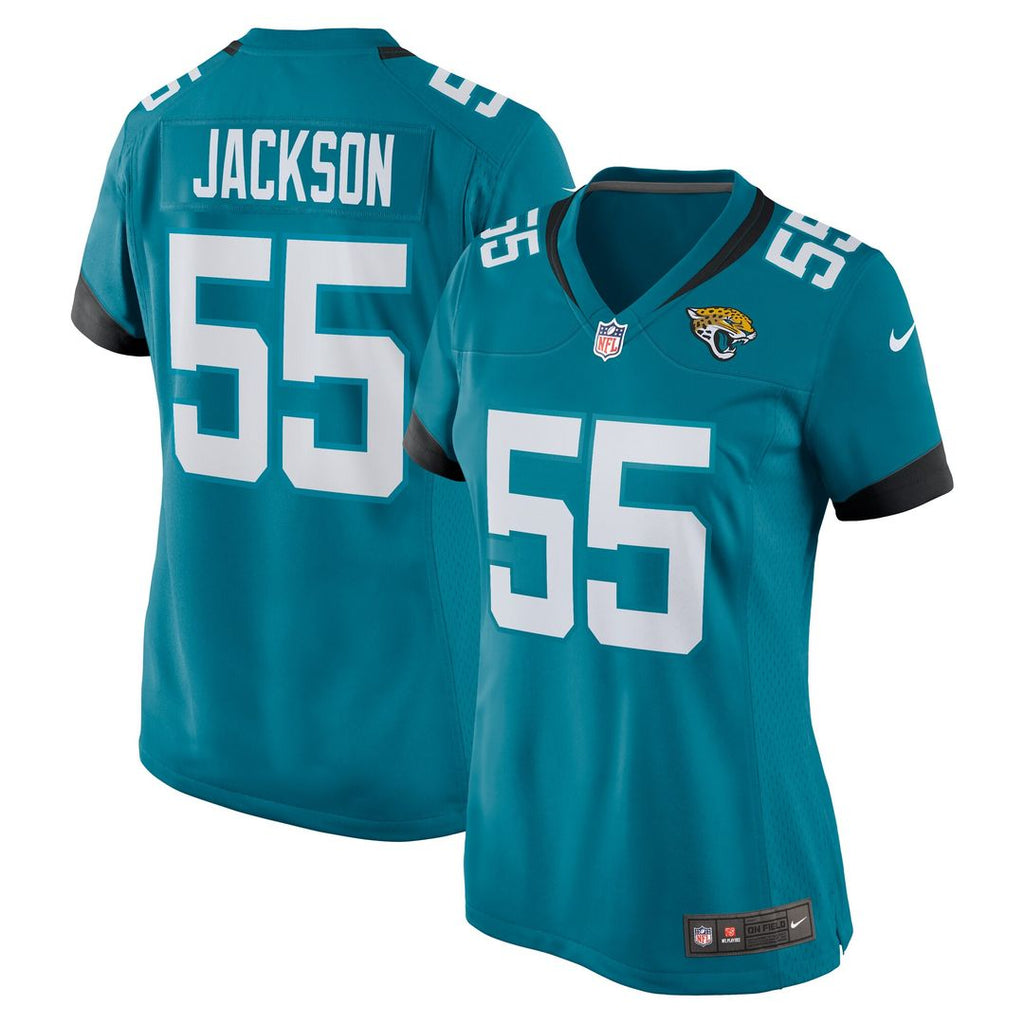 Dequan Jackson Jacksonville Jaguars Women's Game Jersey - Teal