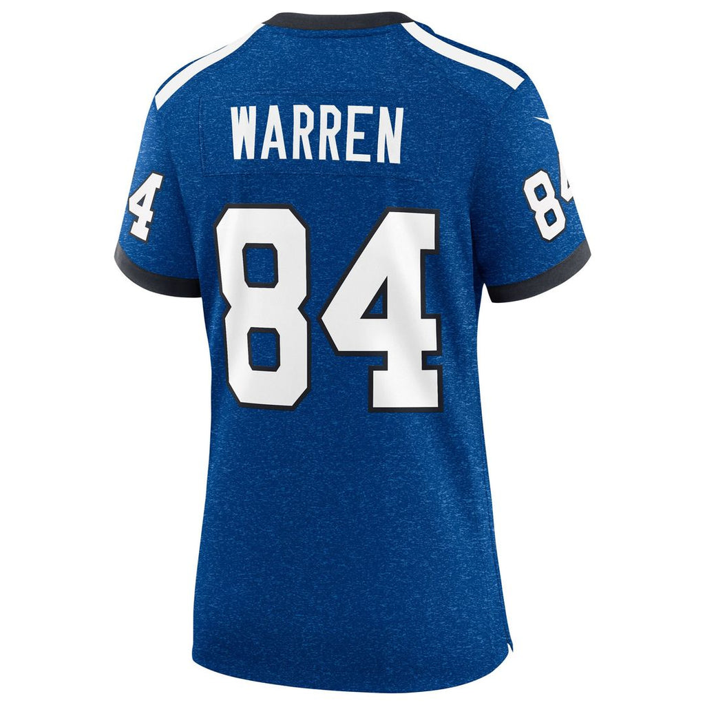 Tyler Warren Indianapolis Colts Women's Alternate 2 Indiana Nights Game Jersey - Heather Royal