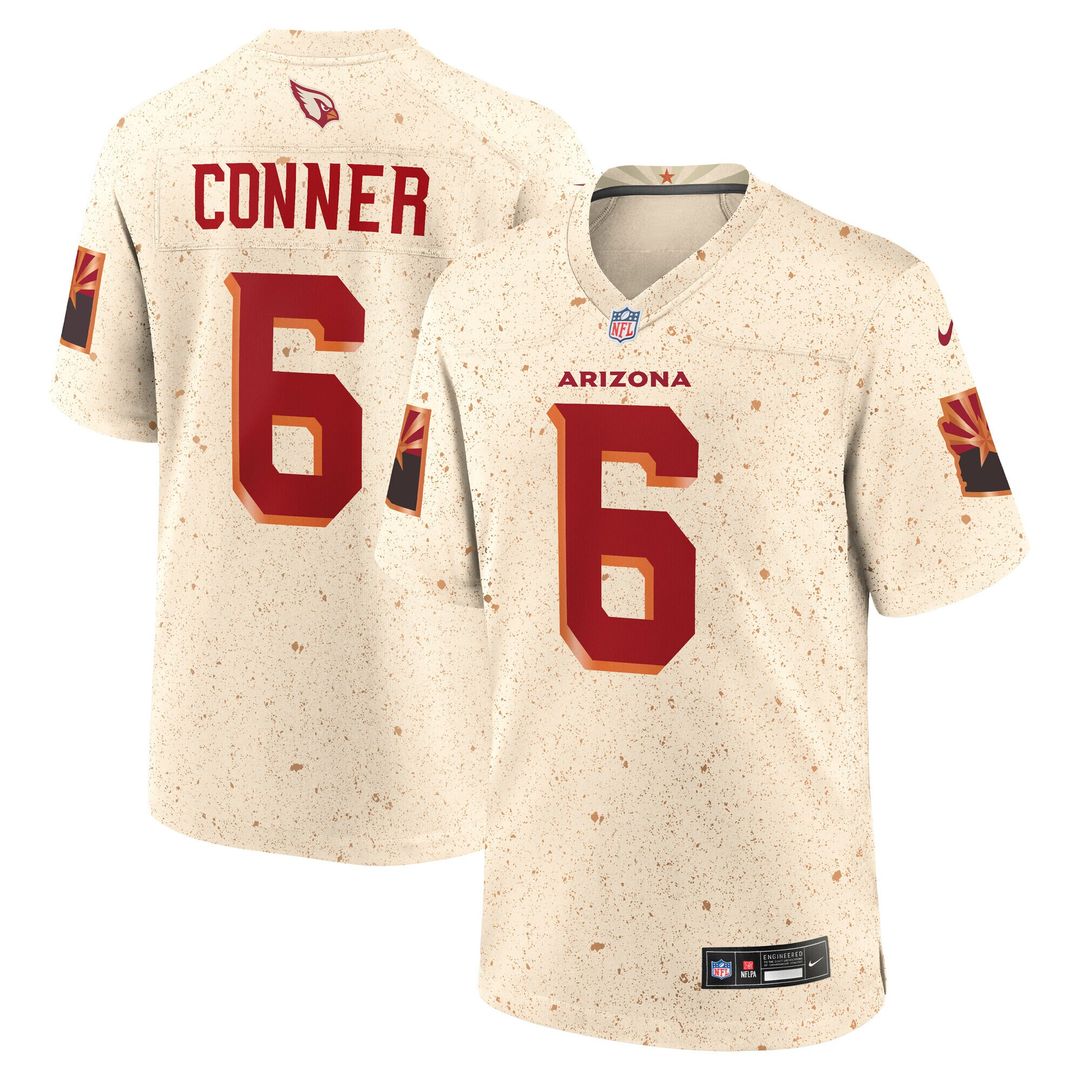 James Conner Arizona Cardinals 2025 Rivalries Collection Game Jersey - Natural