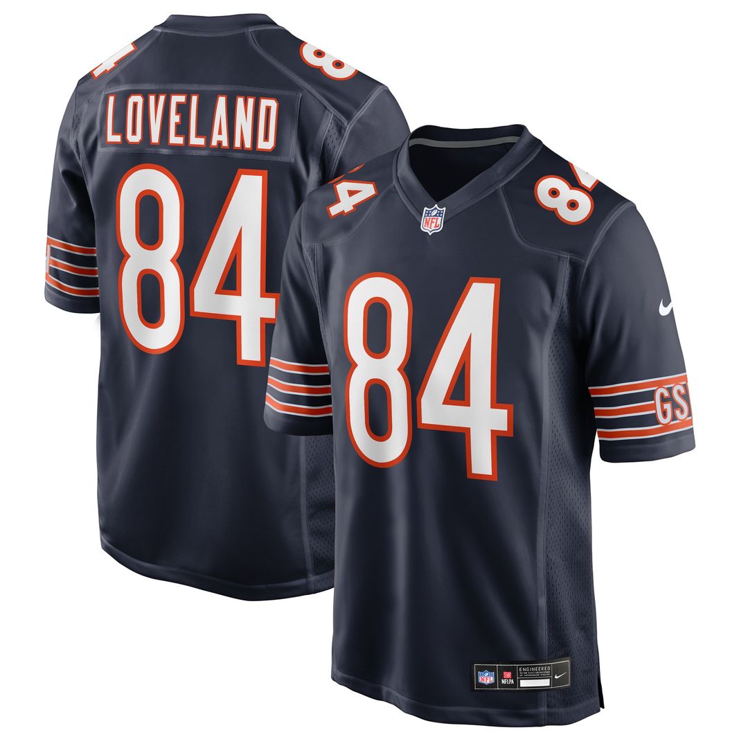 Colston Loveland Chicago Bears Alternate Game Player Jersey - Orange