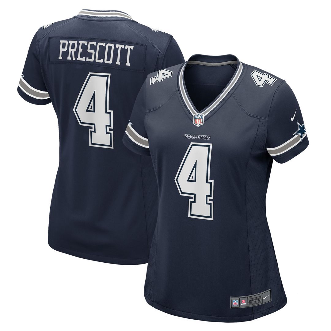 Dak Prescott Dallas Cowboys Women's Alternate Game Jersey - White