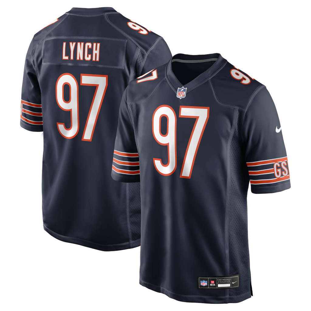 James Lynch Chicago Bears Team Game Jersey - Navy