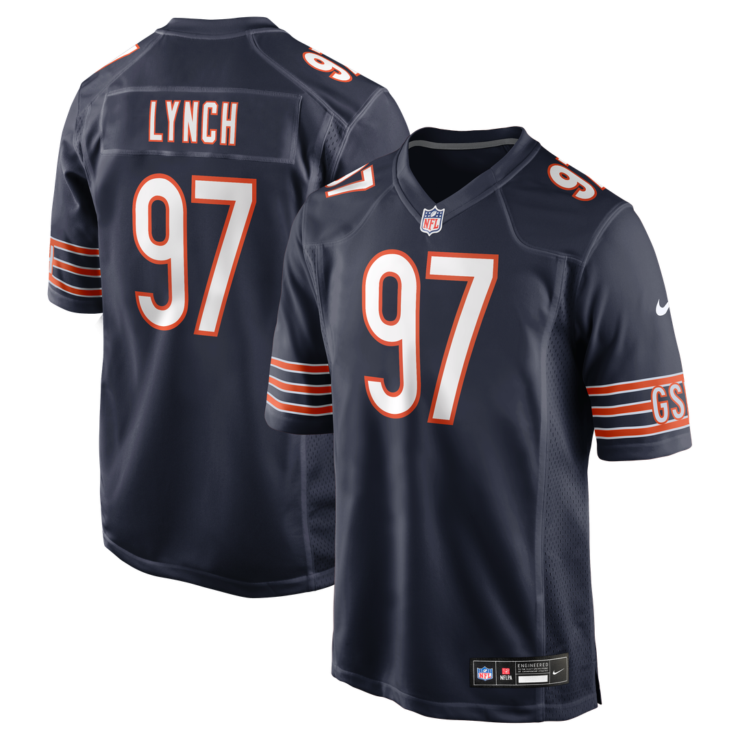 James Lynch Chicago Bears Team Game Jersey - Navy