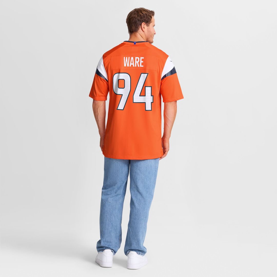 DeMarcus Ware Denver Broncos Team Retired Game Jersey - Orange