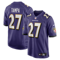 T.J. Tampa Baltimore Ravens Team Game Jersey - Purple