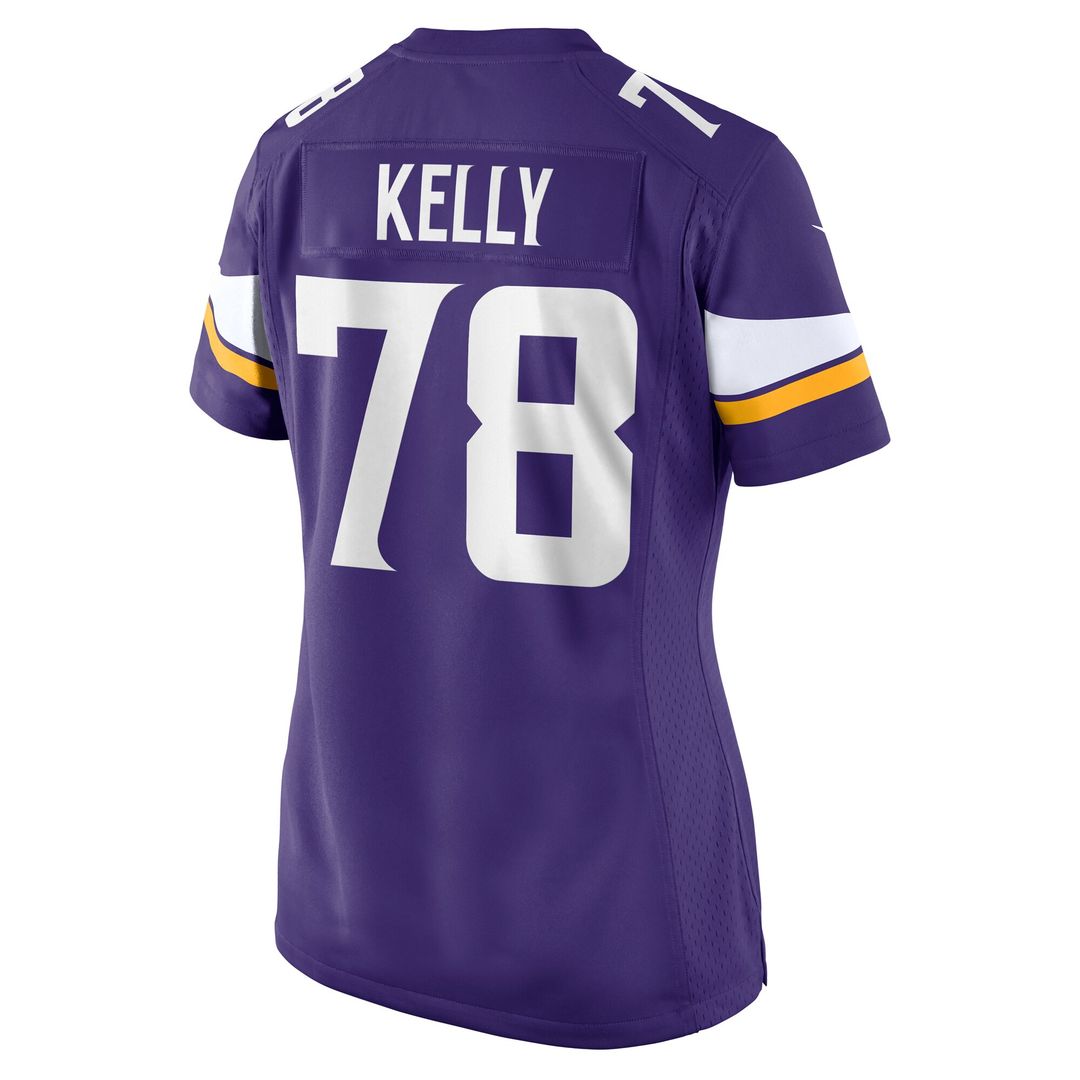 Ryan Kelly Minnesota Vikings Women's Team Game Jersey - Purple