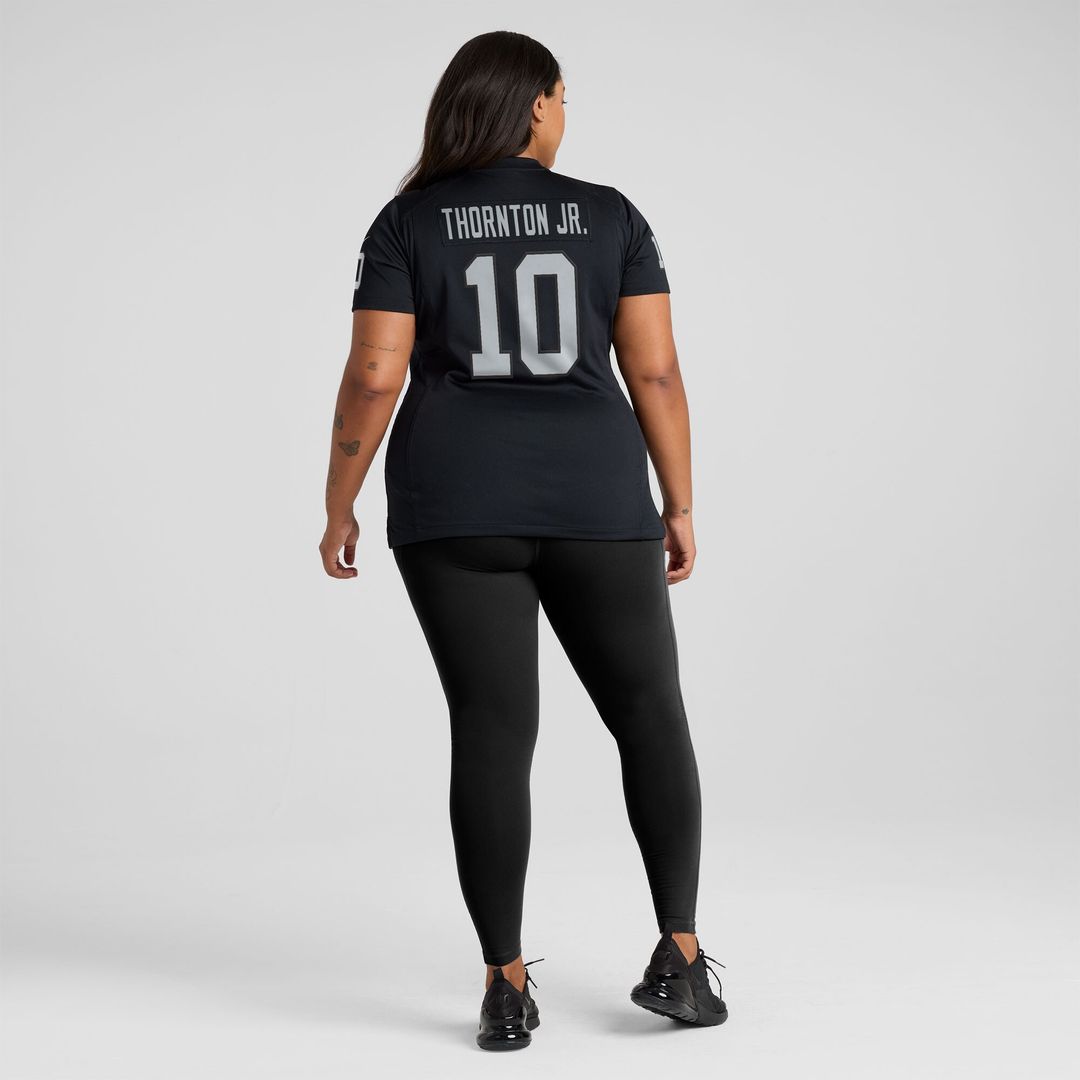 Dont'e Thornton Jr. Las Vegas Raiders Women's Team Game Jersey - Black