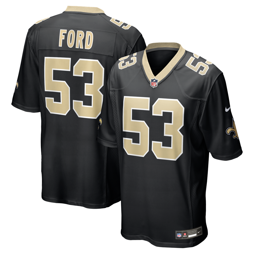 Jaylan Ford New Orleans Saints Game Jersey - Black