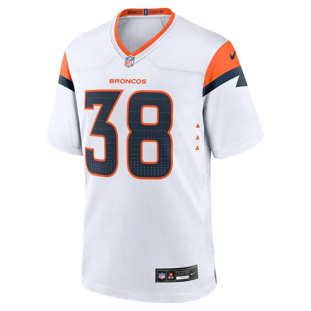 Jaleel McLaughlin Denver Broncos Team Game Jersey - Orange