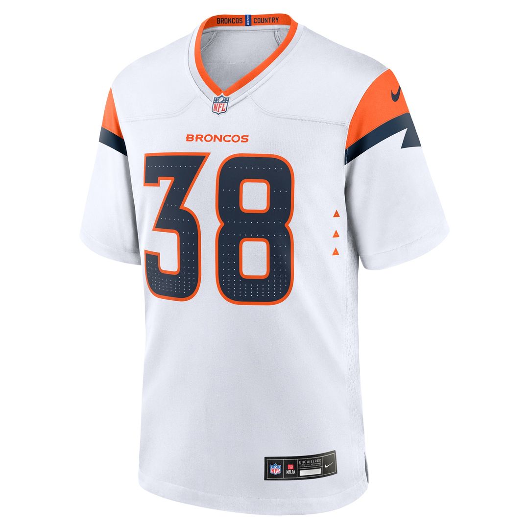 Jaleel McLaughlin Denver Broncos Team Game Jersey - Orange