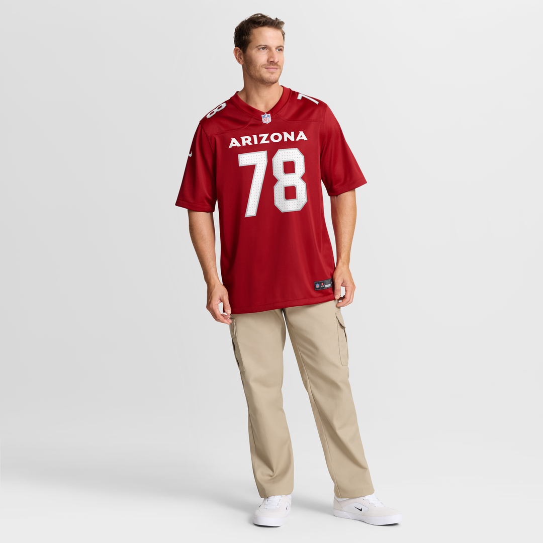 Josh Fryar Arizona Cardinals Team Game Jersey - Cardinal