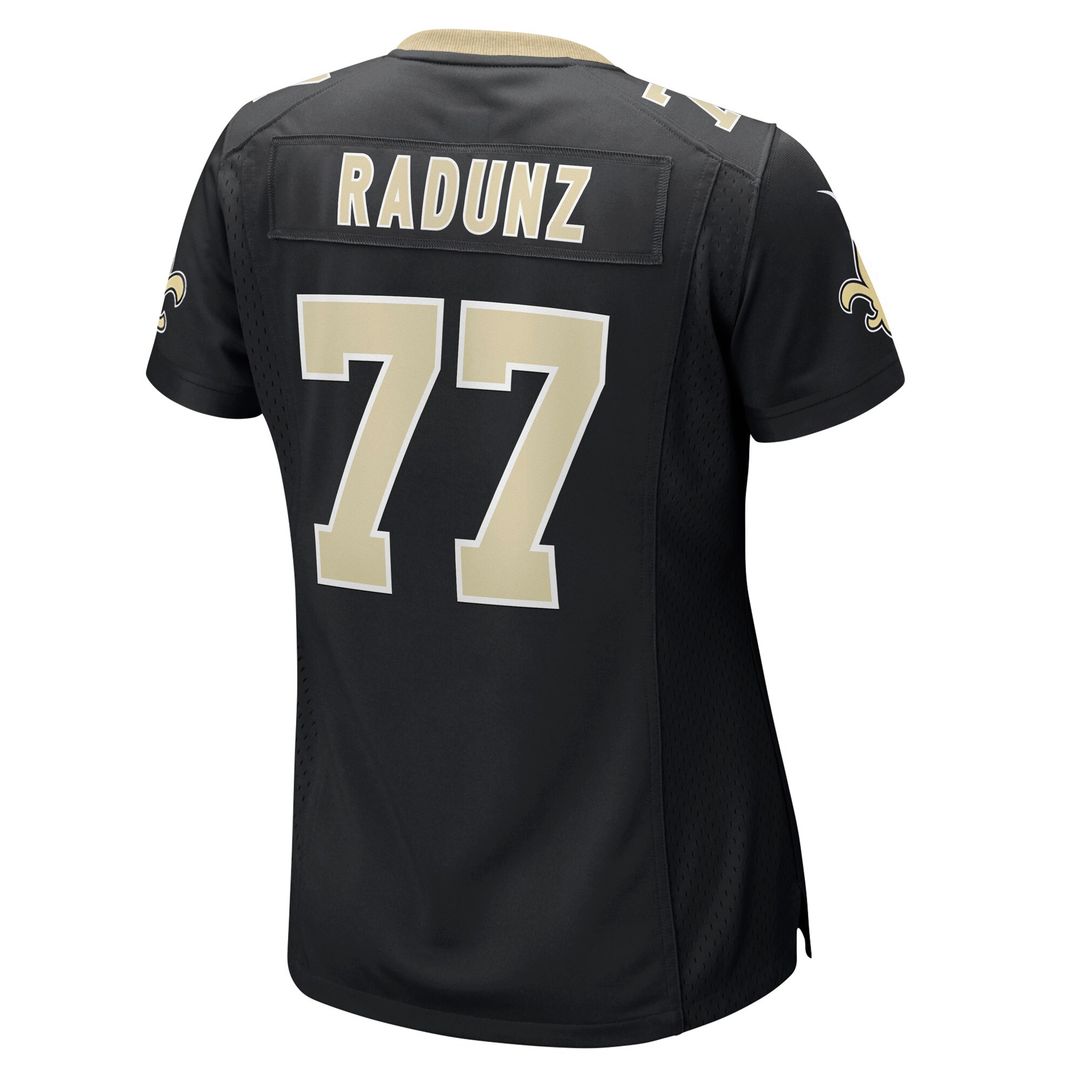 Dillon Radunz New Orleans Saints Women's Team Game Jersey - Black