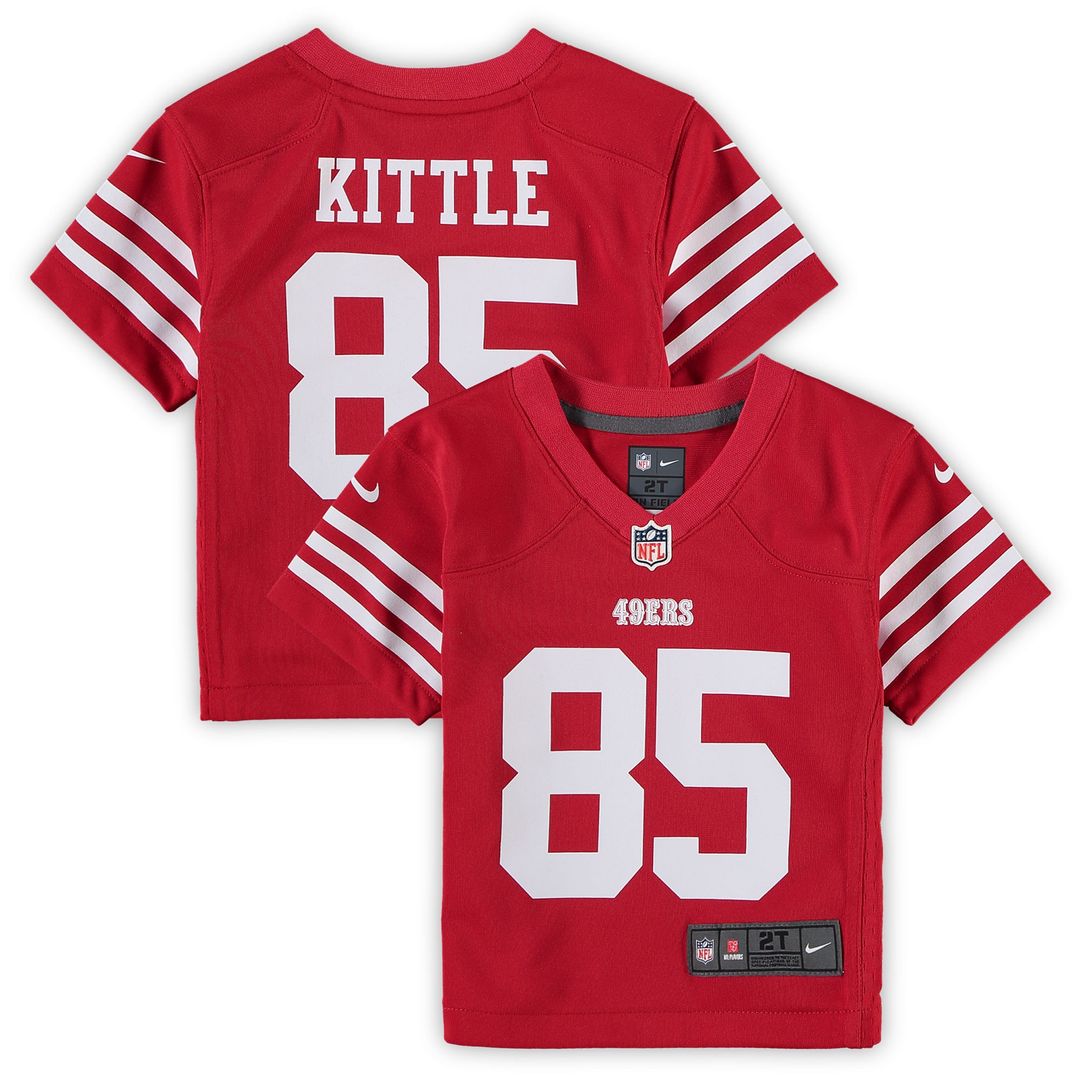 George Kittle San Francisco 49ers Toddler Game Jersey - Scarlet