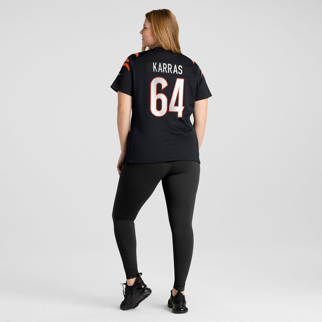 Ted Karras Cincinnati Bengals Women's Game Player Jersey - Black