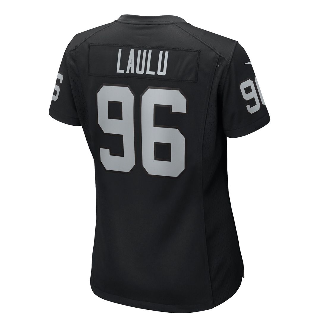 Jonah Laulu Las Vegas Raiders Women's Game Jersey - Black