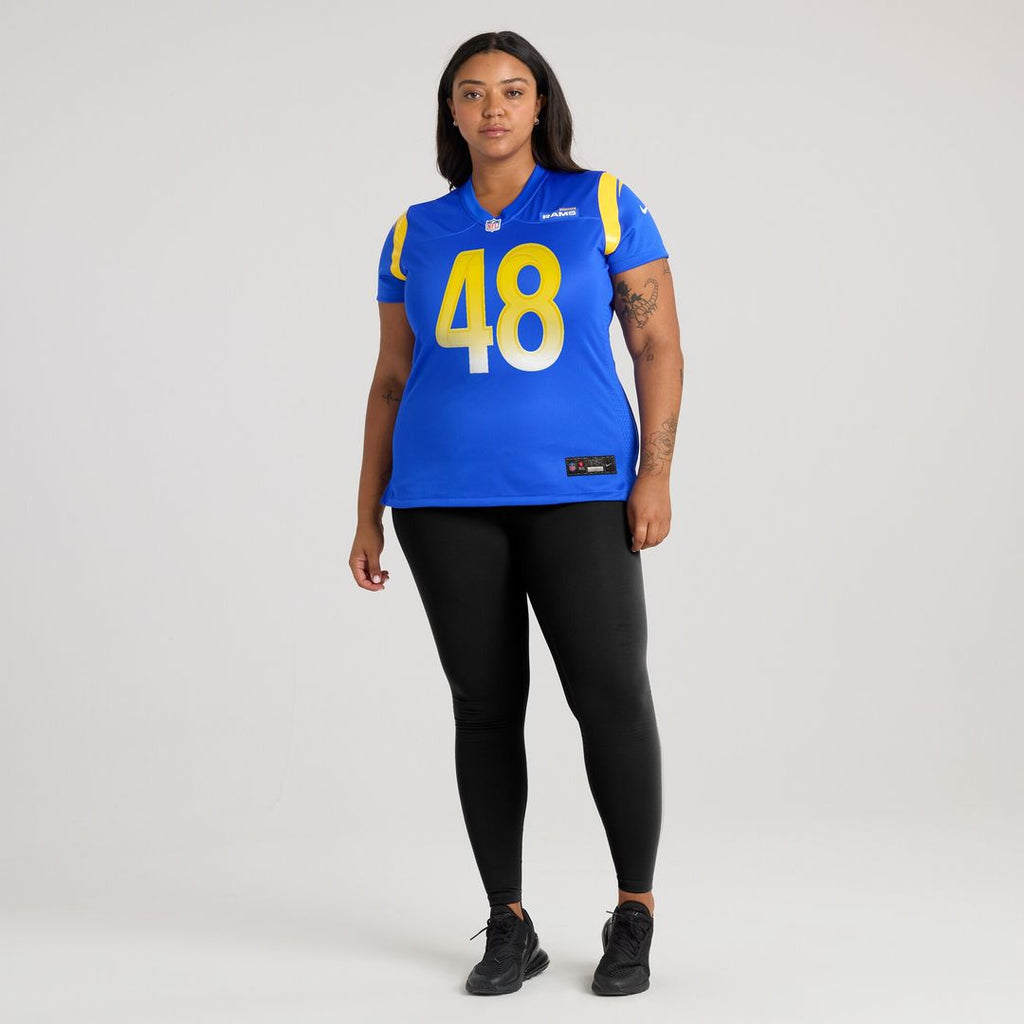 Omar Speights Los Angeles Rams Women's Game Jersey - Royal
