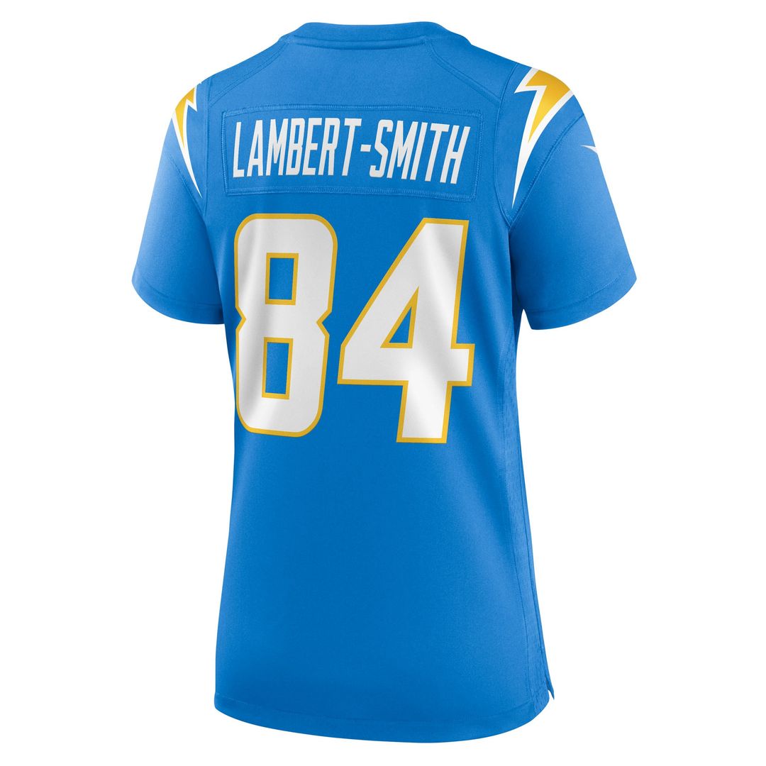 KeAndre Lambert-Smith Los Angeles Chargers Women's Team Game Jersey - Powder Blue