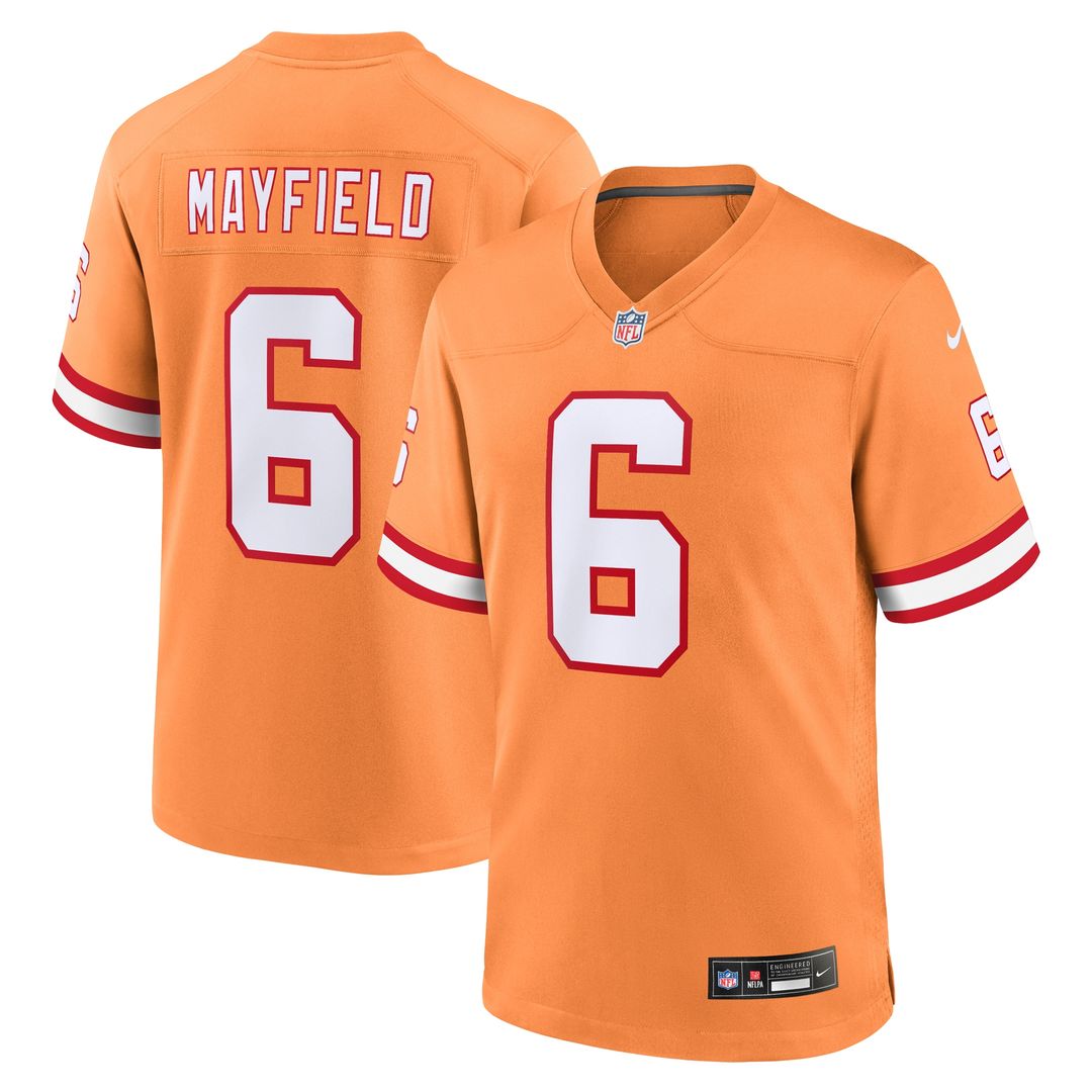 Baker Mayfield Tampa Bay Buccaneers Away Game Jersey - White