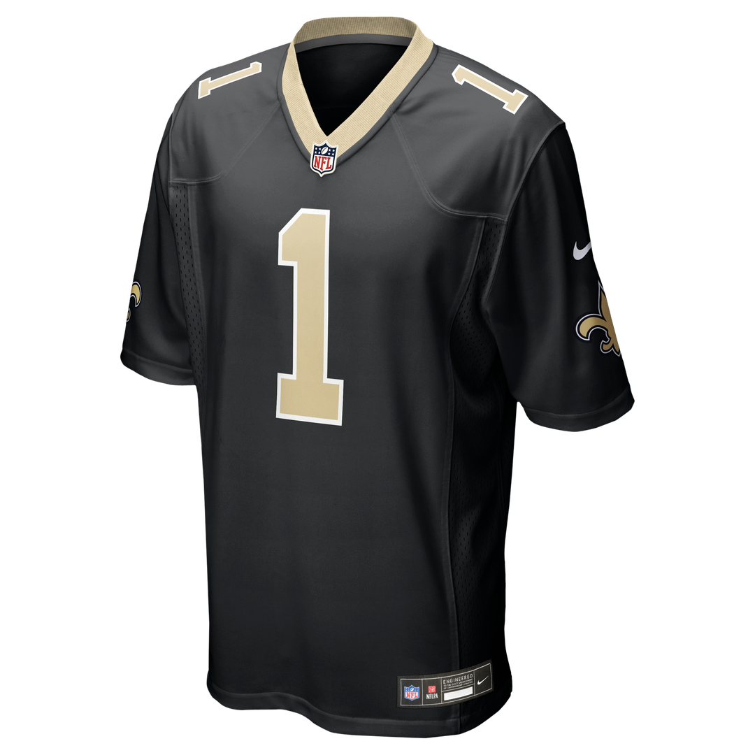 Number 1 Dad New Orleans Saints Game Jersey - Black