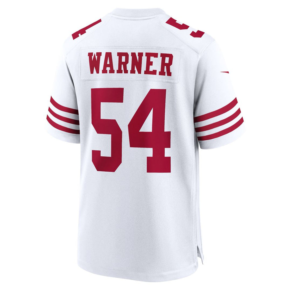 Fred Warner San Francisco 49ers Team Game Player Jersey - White