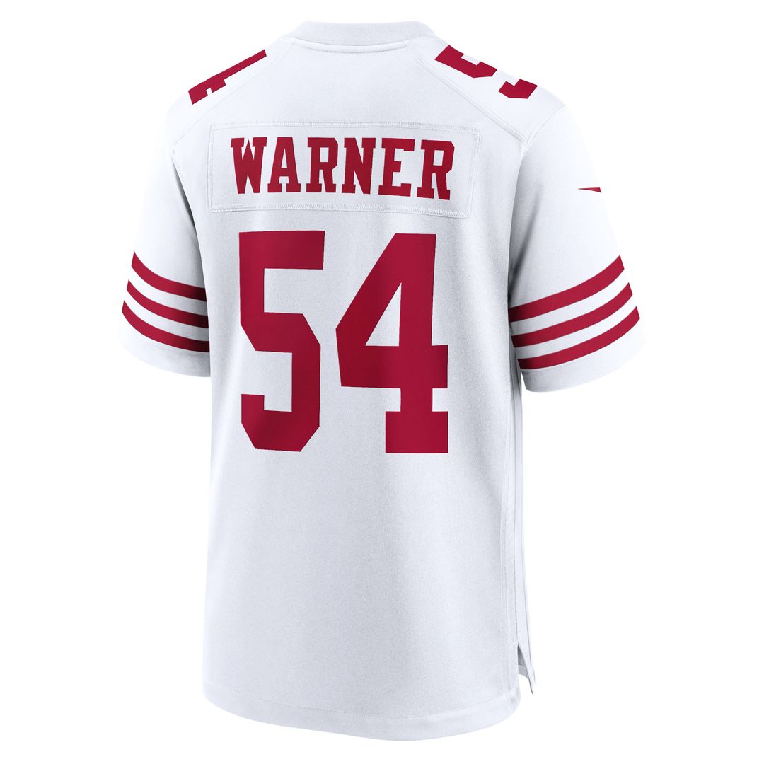 Fred Warner San Francisco 49ers Team Game Player Jersey - White
