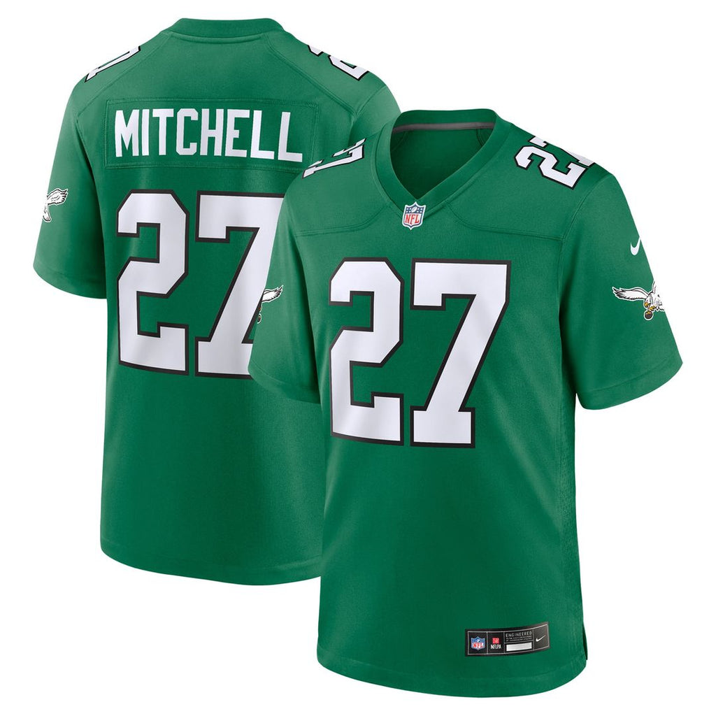Quinyon Mitchell Philadelphia Eagles Team Game Jersey - Midnight Green