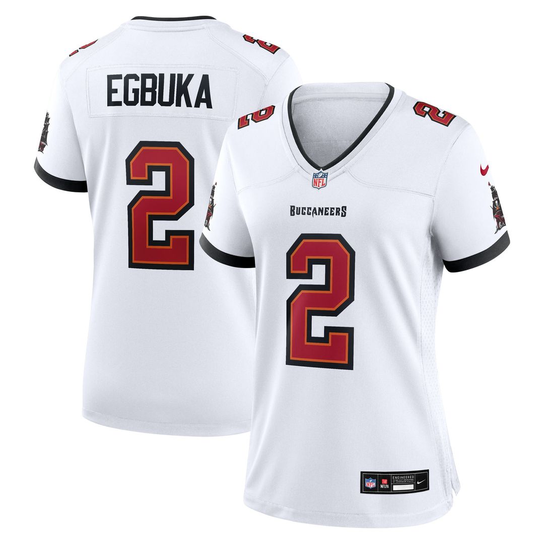 Emeka Egbuka Tampa Bay Buccaneers Women's Team Game Jersey - Red