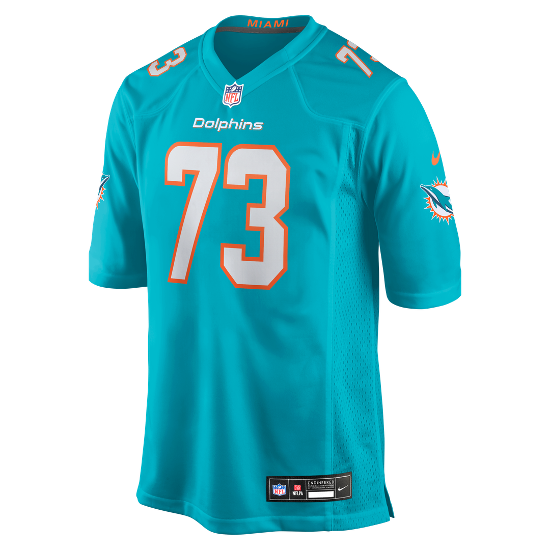 Austin Jackson Miami Dolphins Game Jersey - Aqua