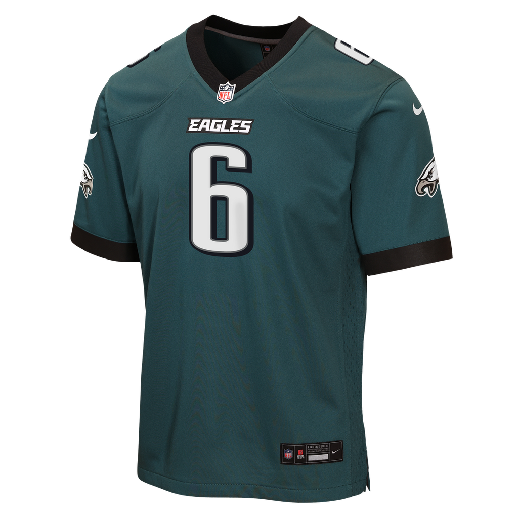 DeVonta Smith Philadelphia Eagles Youth Game Jersey - Kelly Green