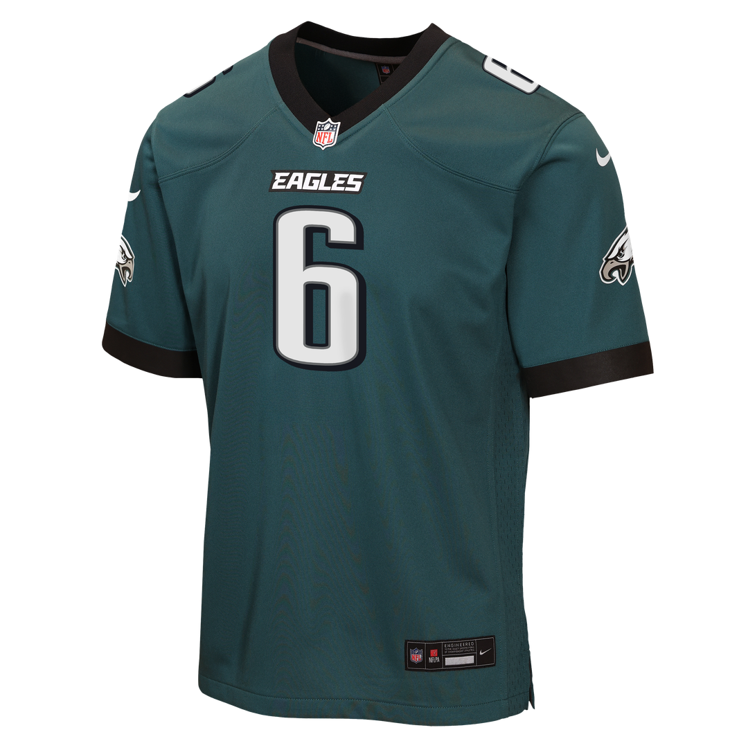 DeVonta Smith Philadelphia Eagles Youth Game Jersey - Kelly Green