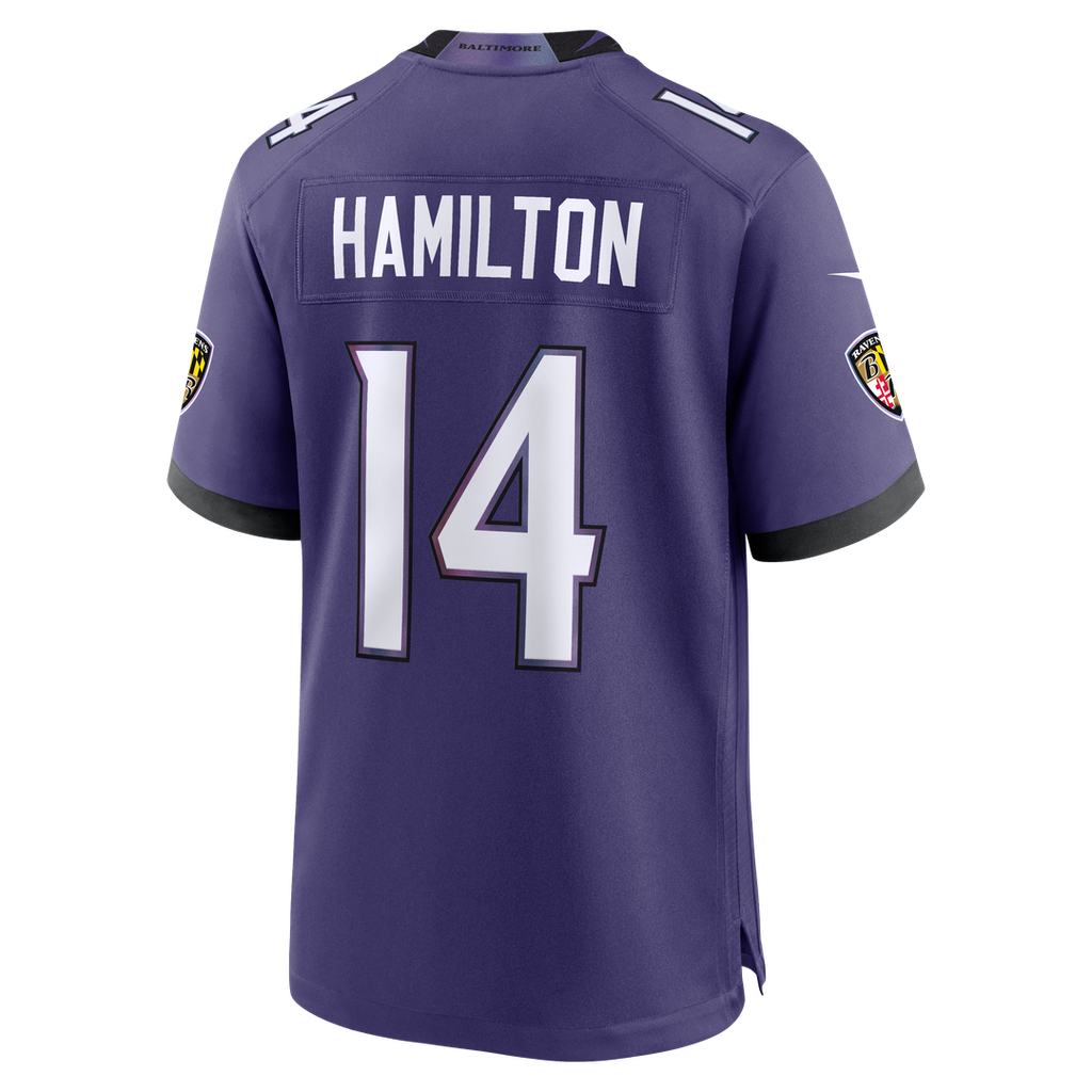 Kyle Hamilton Baltimore Ravens Team Game Jersey - Purple