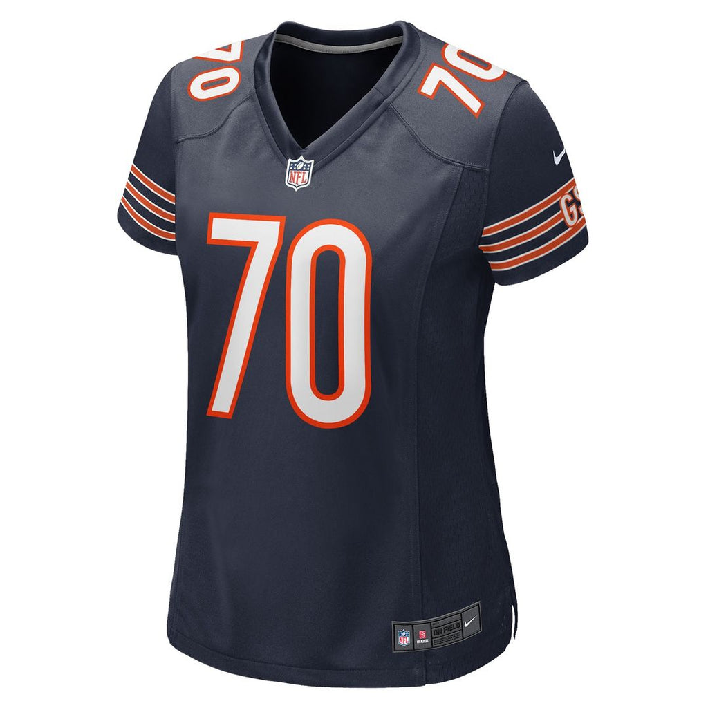 Braxton Jones Chicago Bears Women's Game Player Jersey - Navy