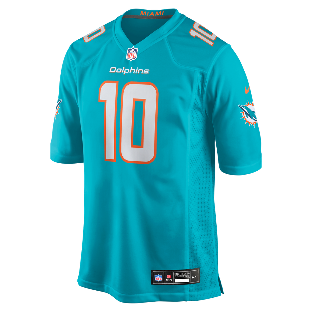 Jacob Rodriguez Miami Dolphins Game Jersey - Aqua