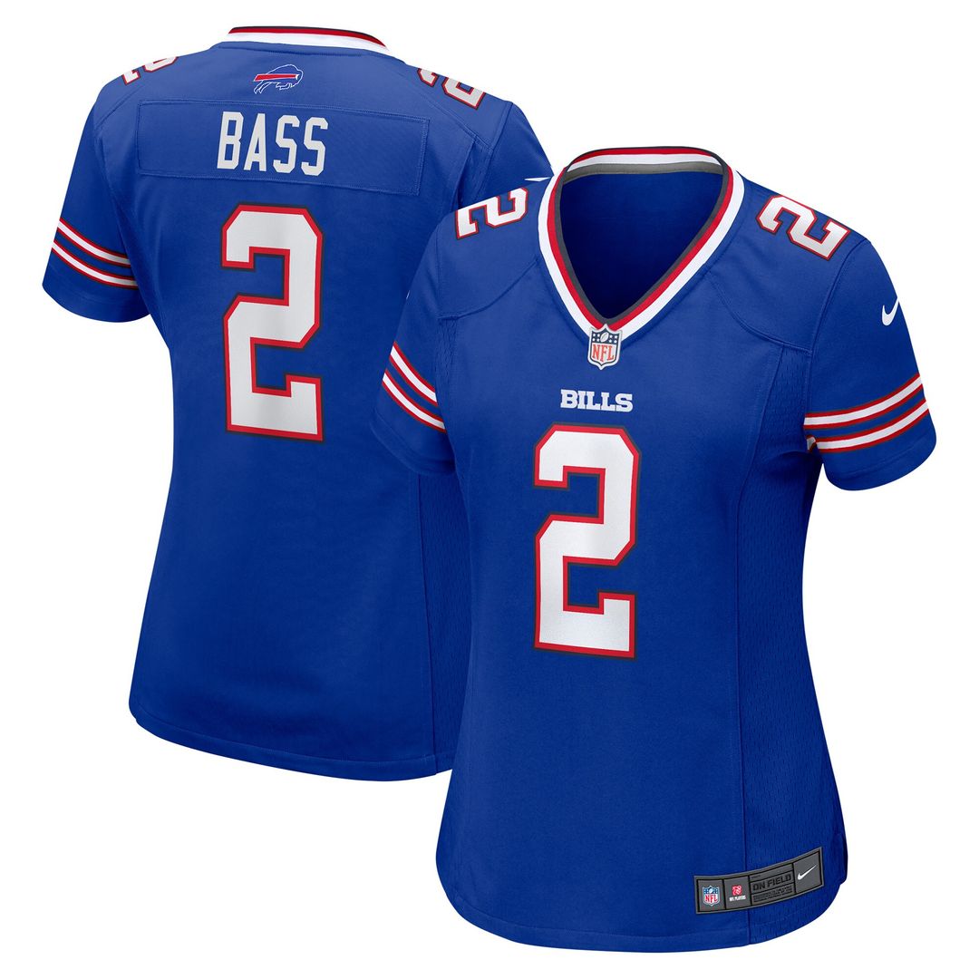 Tyler Bass Buffalo Bills Women's Game Jersey - Royal