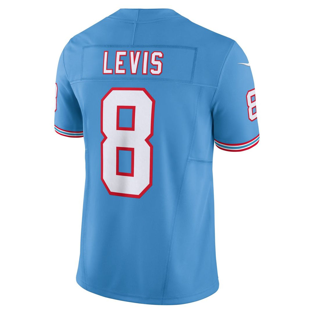 Will Levis Tennessee Titans Alternate Oilers Throwback Vapor F.U.S.E. Limited Jersey - Light Blue